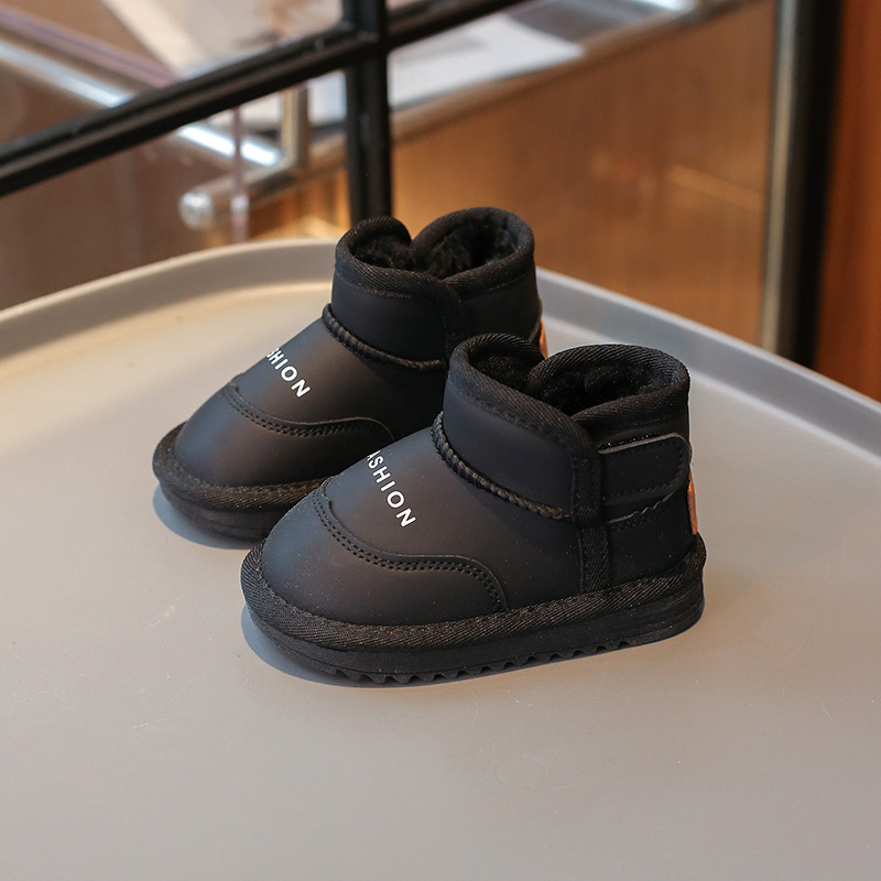 Detské členkové topánky (syntetická koža, kórejský štýl, vek 1–3 rokov)