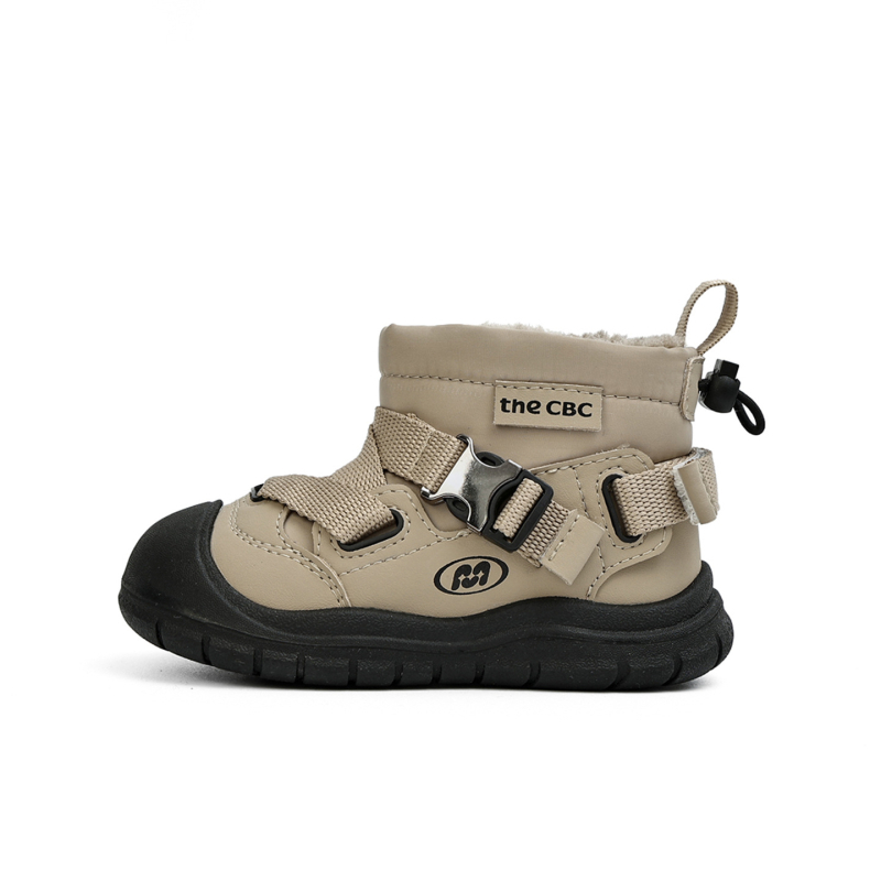 Detské zimné topánky na sneh - unisex, protišmyková gumová podrážka, zapínanie na suchý zips, vrchný materiál mikrovláknová koža a Lycra, pre vek 4–16 rokov.