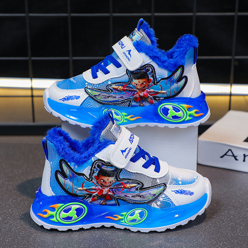 Dječje sportske tenisice s Velcro zatvaračem (gornji materijal: sintetička koža; Značajke: vodootporne, lagane, protuklizne; Potplat: EVA; Za sve sezone)