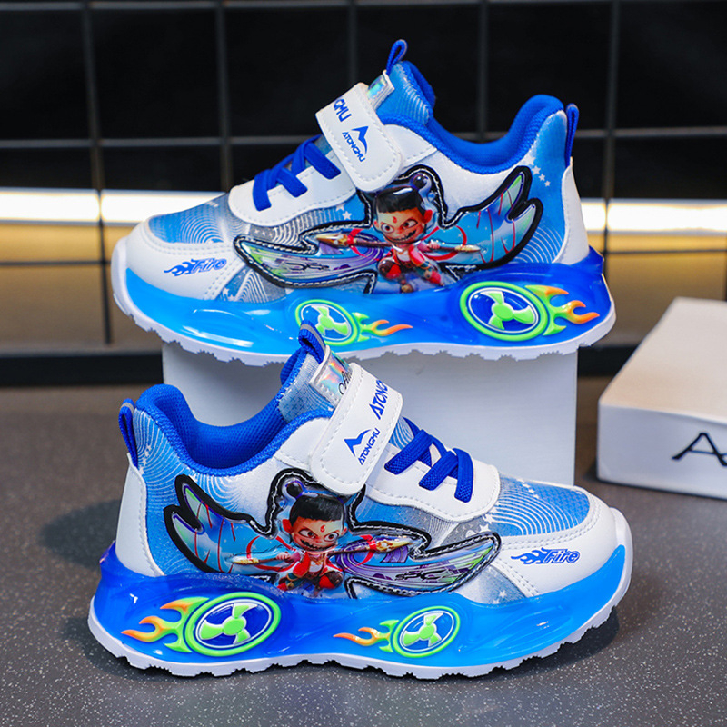 Dječje sportske tenisice s Velcro zatvaračem (gornji materijal: sintetička koža; Značajke: vodootporne, lagane, protuklizne; Potplat: EVA; Za sve sezone)