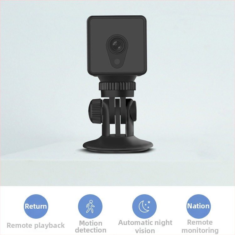 Integrovaný monitorovací systém – 2K WiFi bezpečnostná kamera s diaľkovým prístupom, štvorcový dizajn, vnútorné/vonkajšie použitie