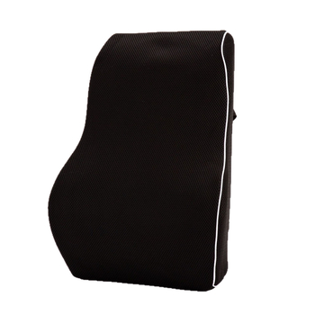 Podpora bedra z pamäťovej peny pre auto a kanceláriu, nepravidelného tvaru, výška vankúša 10–15 cm, výplň polyuretán.