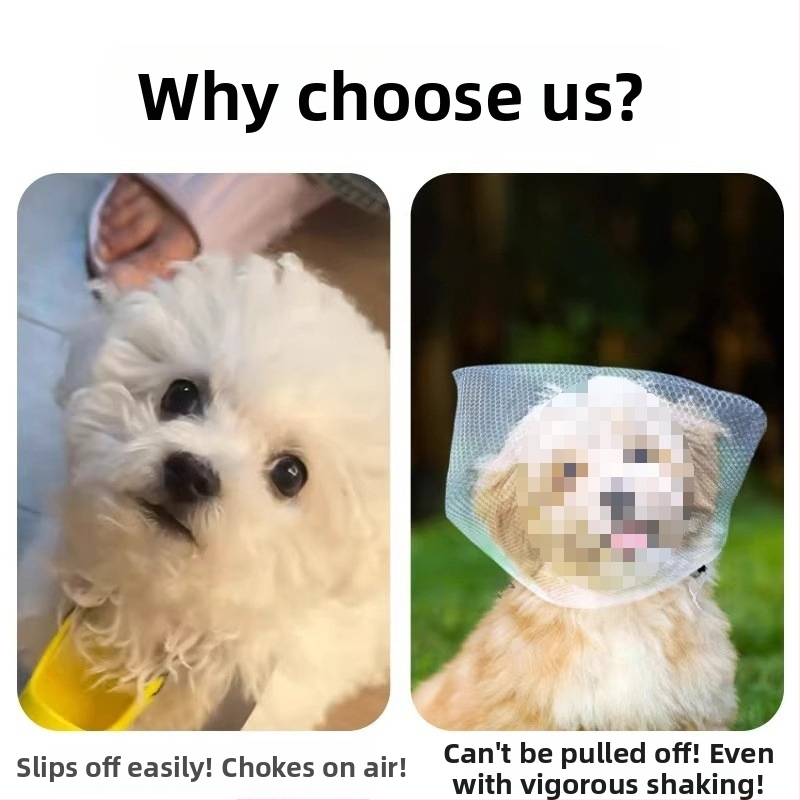 Botă de câine cu plasă de protecție, anti-mestecare, protecție a gurii