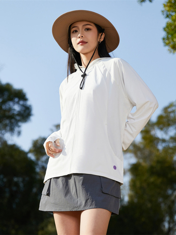 Качулеста външна ветровка за открити условия, UV защита, дишаща и бързо съхнене; материя: 180 g сурова прежда, 88% найлон, 12% спандекс