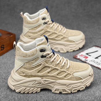 Martin topánky – kožené, protišmykové, PU vrchná časť, gumová podrážka, šnurovanie spredu