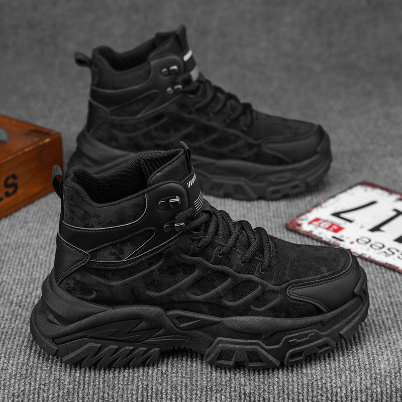 Martin topánky – kožené, protišmykové, PU vrchná časť, gumová podrážka, šnurovanie spredu