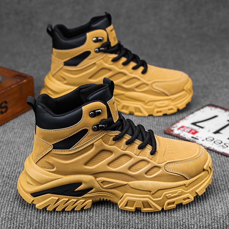 Martin topánky – kožené, protišmykové, PU vrchná časť, gumová podrážka, šnurovanie spredu