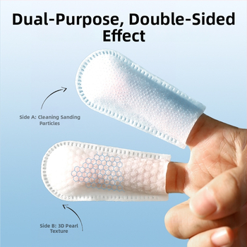 Čistiace utierky na zuby pre domácich miláčikov – pre psy a mačky, starostlivosť o ďasná, netkané textílie, Madden/Wheat Beans