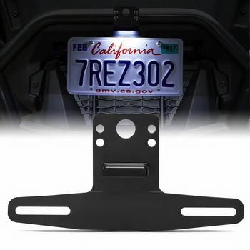 Držač registarske pločice sa svjetlom, aluminijska legura, model XC-N112, univerzalna kompatibilnost, brenda XCLPF