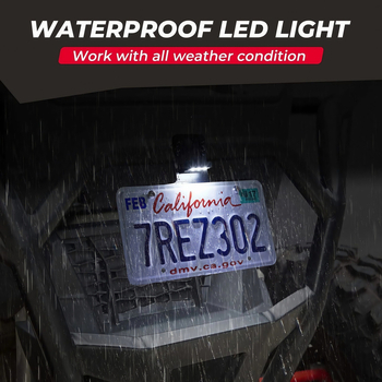 Držač registarske pločice sa svjetlom, aluminijska legura, model XC-N112, univerzalna kompatibilnost, brenda XCLPF