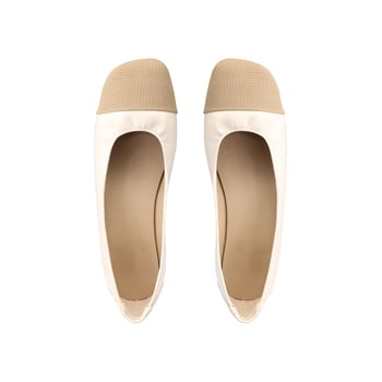 Loafers fără șiret pentru femei, vârf pătrat, talpă plată mică (1–3 cm), partea superioară din Super Fiber, branț din Microfiber Leather, talpă din cauciuc