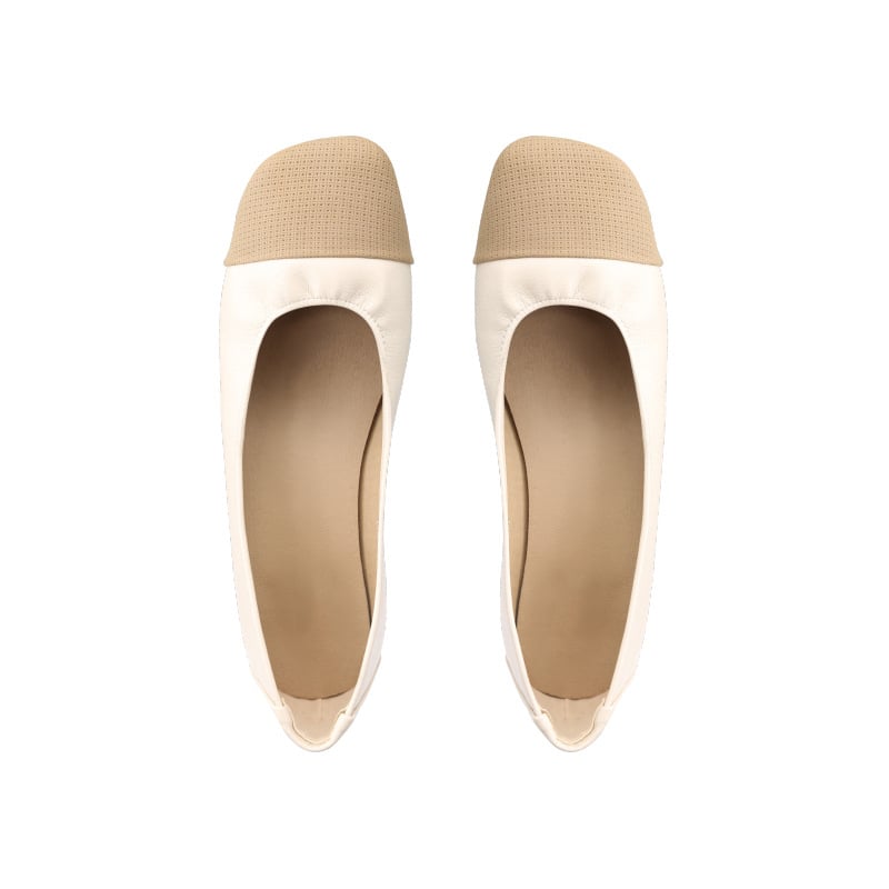 Loafers fără șiret pentru femei, vârf pătrat, talpă plată mică (1–3 cm), partea superioară din Super Fiber, branț din Microfiber Leather, talpă din cauciuc