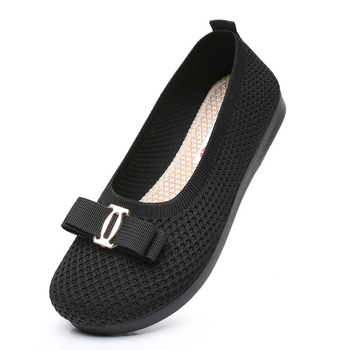 Pantofi Doudou pentru femei, Stil Leisure, Parte superioară din plasă, Talpă poliuretanică, Tălpi textile, Închidere Slip-On (Stil: Leisure; Partea superioară: Plasă; Talpă: Poliuretan; Tălpi textile; Închidere: Slip-On)