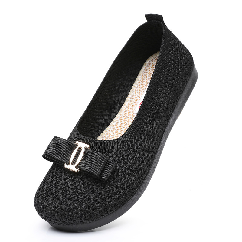 Pantofi Doudou pentru femei, Stil Leisure, Parte superioară din plasă, Talpă poliuretanică, Tălpi textile, Închidere Slip-On (Stil: Leisure; Partea superioară: Plasă; Talpă: Poliuretan; Tălpi textile; Închidere: Slip-On)