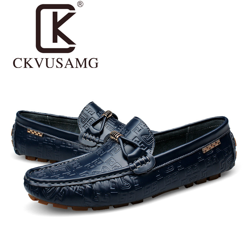 Pánske kožené loafers — casual, okrúhla špička, nízky podpätok 1–3 cm, gumová podrážka, podšívka z bravčovej kože