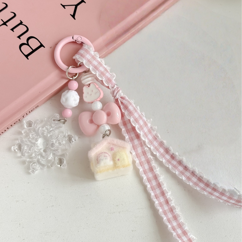 Ručne navlievaný prívesok na tašku z zliatiny, s dizajnom snehový dom, kreslený štýl, bežný dizajn, 2025 zima