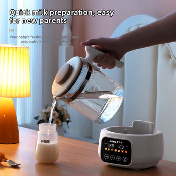 Sklenená zdravotná kanvička s regulátorom dojčenského mlieka a ohrievačom mlieka, domáci elektrický kanvový ohrev, 1–1,5 L, 220V, 500–1000W, dotykové ovládanie
