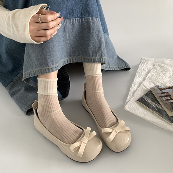 Dámske ploché topánky z PU s štvorcovou špičkou, nízkym opätkom do 3 cm, PU vložka, podrážka z kompozitu