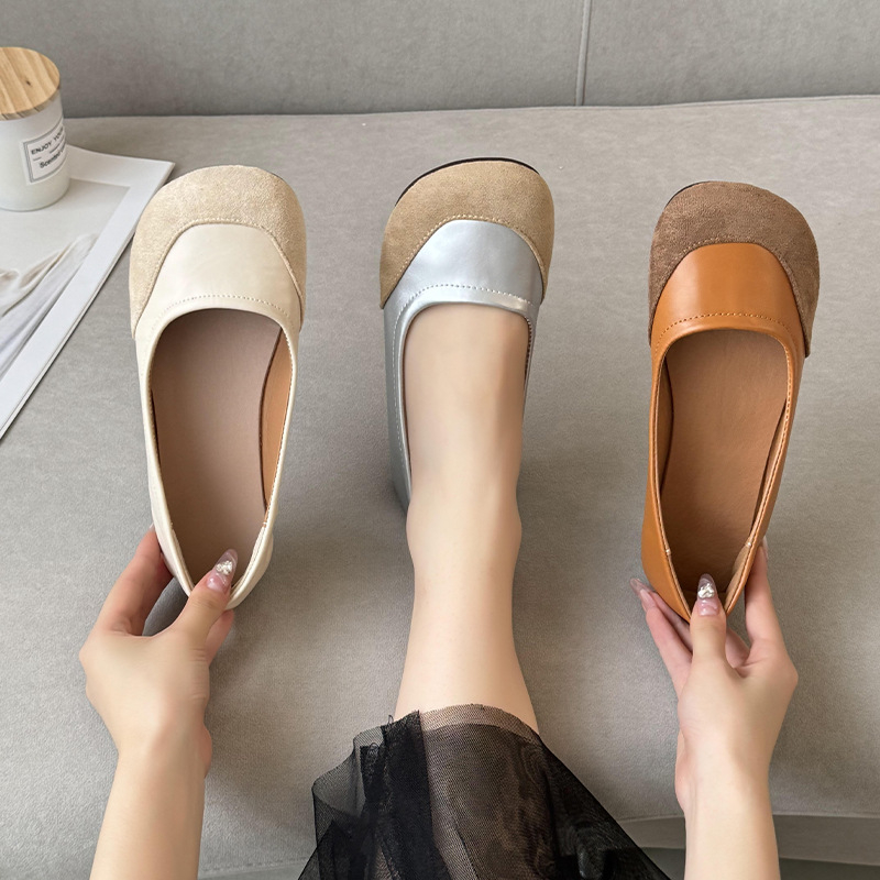 Topánky Mary Jane, okrúhla špička, PU horná časť, nízky podpätok 1–3 cm, gumová podrážka