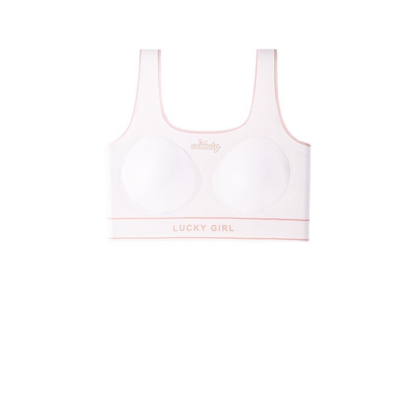 Nylonové športové podprsenka pre tínedžerky (13–18) – tenké formované košíčky, úplné krytie, pohodlné