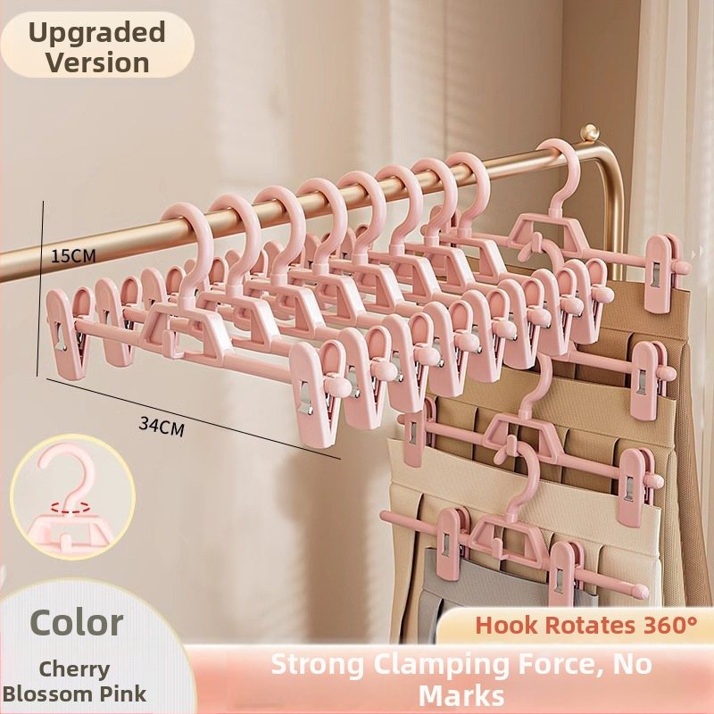 Sada klipov na sukne a nohavice – protiskluzové, bez stôp, PP materiál, 10 kusov