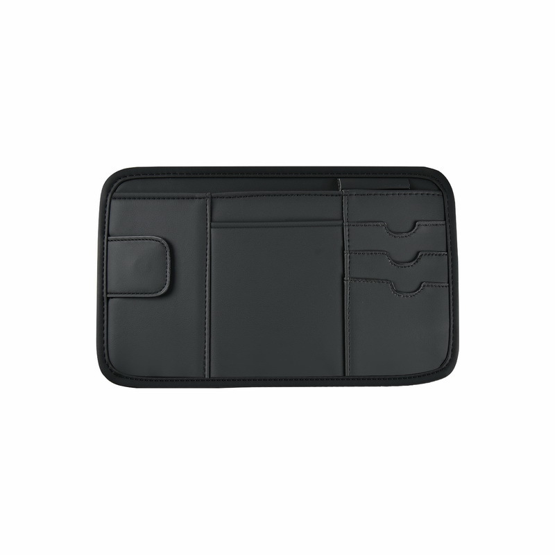 Torba za pohranu vizira automobila — PU materijal, montaža klikom (snap), za krovo ploču, model Sun Visor Storage Bag