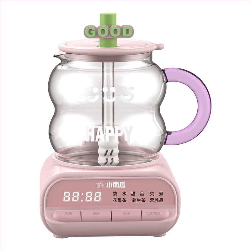 Small Pumpkin F2 Zdravá kanvička na čaj – objem do 1 l, sklenené telo, 220V, 500–1000W, riadenie mikroprocesorom