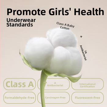 Anfeiya Bavlnený podprsenka s plnou miskou pre dievčatá druhého stupňa (12–15 rokov), tenké tvarované poháriky zo peny, pevné dvojité ramienka, bez zapínania