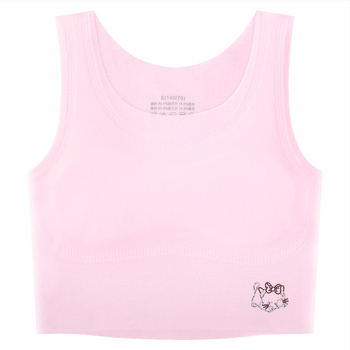 Dievčenská modalová bezšvová podprsenka pre dievčatá, s plnou veľkou košíčkou a hrubým formovaným košíkom, pevné dvojité ramienka, priedušná a odvádza vlhkosť