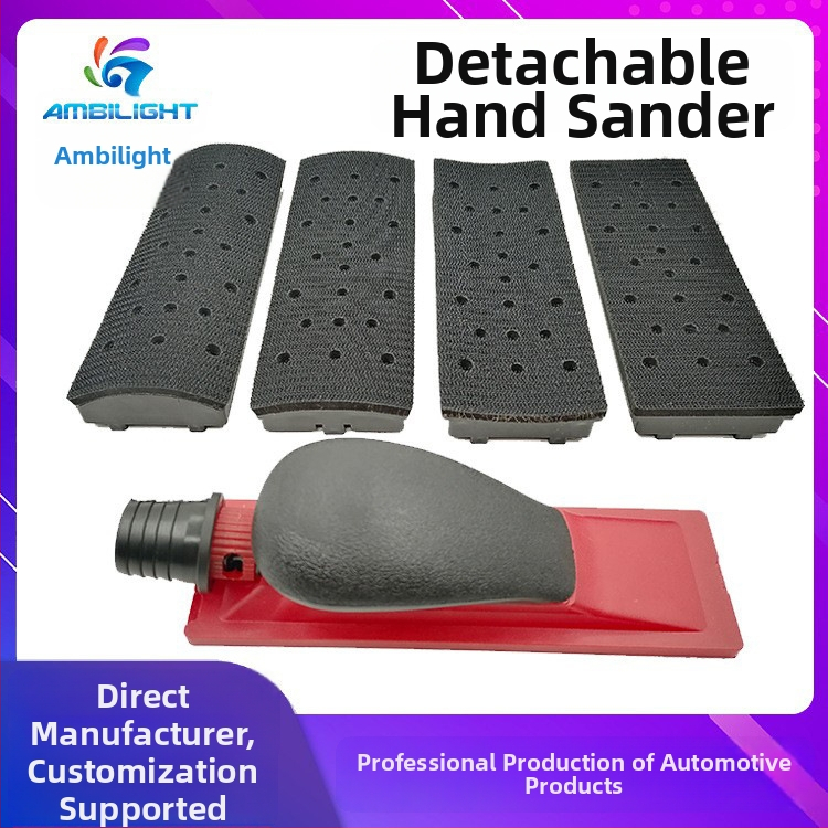 Can Jie vákuová ručná brúska doska, odnímateľná doska — pre auto, nábytok, jade, kov, drevo; hmotnosť 493 g