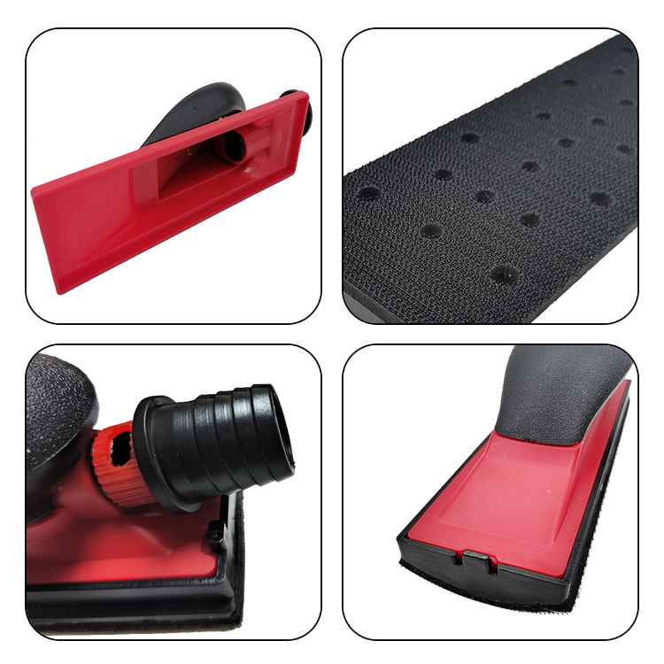 Can Jie vákuová ručná brúska doska, odnímateľná doska — pre auto, nábytok, jade, kov, drevo; hmotnosť 493 g