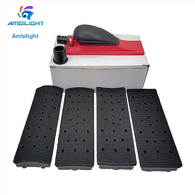 Can Jie vakuuma rokas smilšplāksne, noņemama plāksne — auto, mēbeles, nefrita, metālam, kokam; svars 493 g