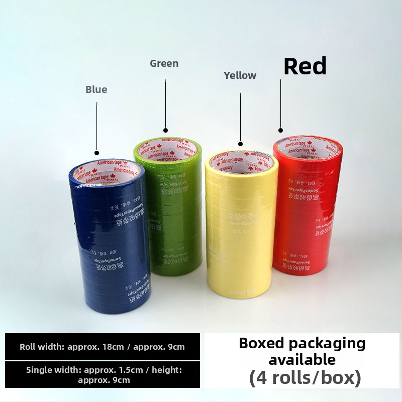 Maskovacia papierová páska na lakovanie auta — Niuka Gang, krycie striekanie, podklad: papier, 1,4 kg na kartón, stredná tepelná odolnosť