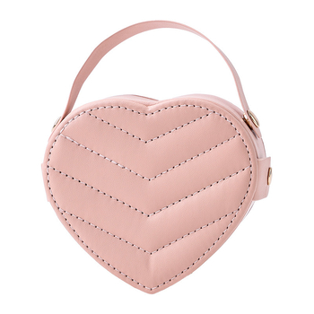 Cutie pentru bijuterii - în formă de inimă, portabilă pentru călătorii; Casegrace sp01350, material Cortex, duritate: tare, model solid