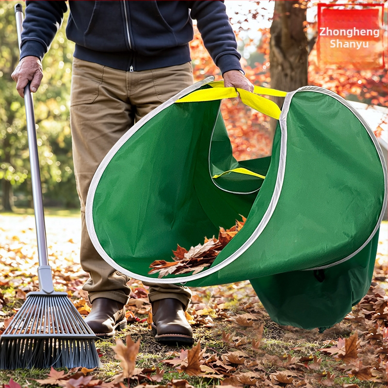 Skladaný záhradný vak na lístie – prenosný, rýchlo otvárateľný, Oxford tkanina, trojčlenný záhradný set, tlač loga k dispozícii, prispôsobiteľná tkanina a rozmery