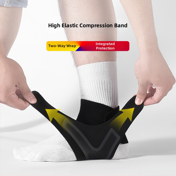 Bandaj de gleznă compresiv, din cauciuc, pentru baschet și alergare