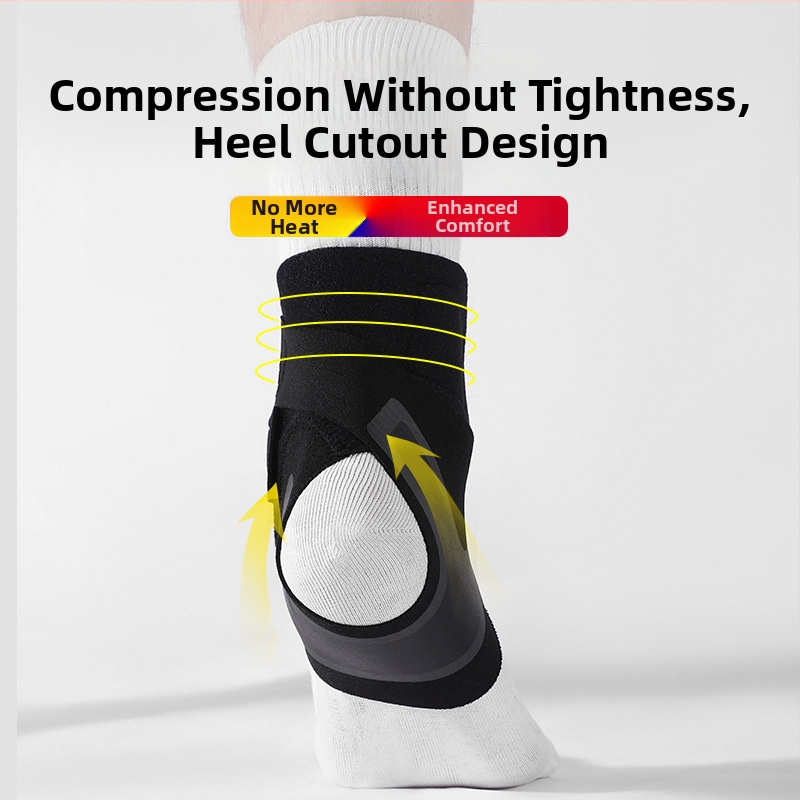 Bandaj de gleznă compresiv, din cauciuc, pentru baschet și alergare