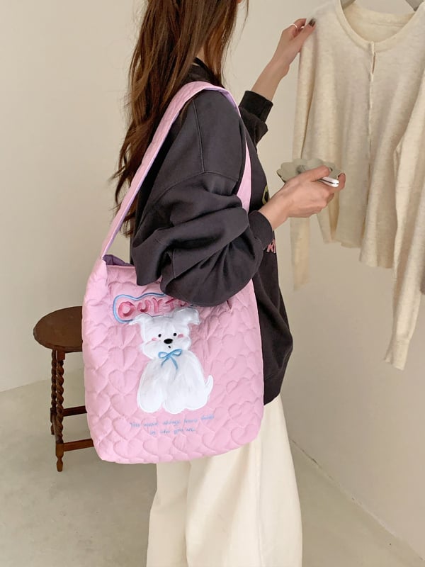 Чанта Tote: памучна тъкан, подплата от найлон, вертикална квадратна форма, джоб за телефон, една презрамка