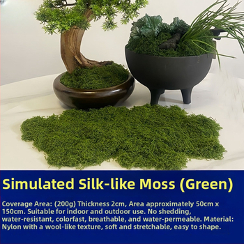 Umelý mach mikroland dekor pre vnútorné aj vonkajšie použitie; Materiál: sušené kvety; Druh: 27432; Remeslo: iné; Značka: iný