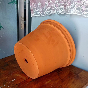 Глинена саксия за контрол на корените, пасторален стил, настолна употреба