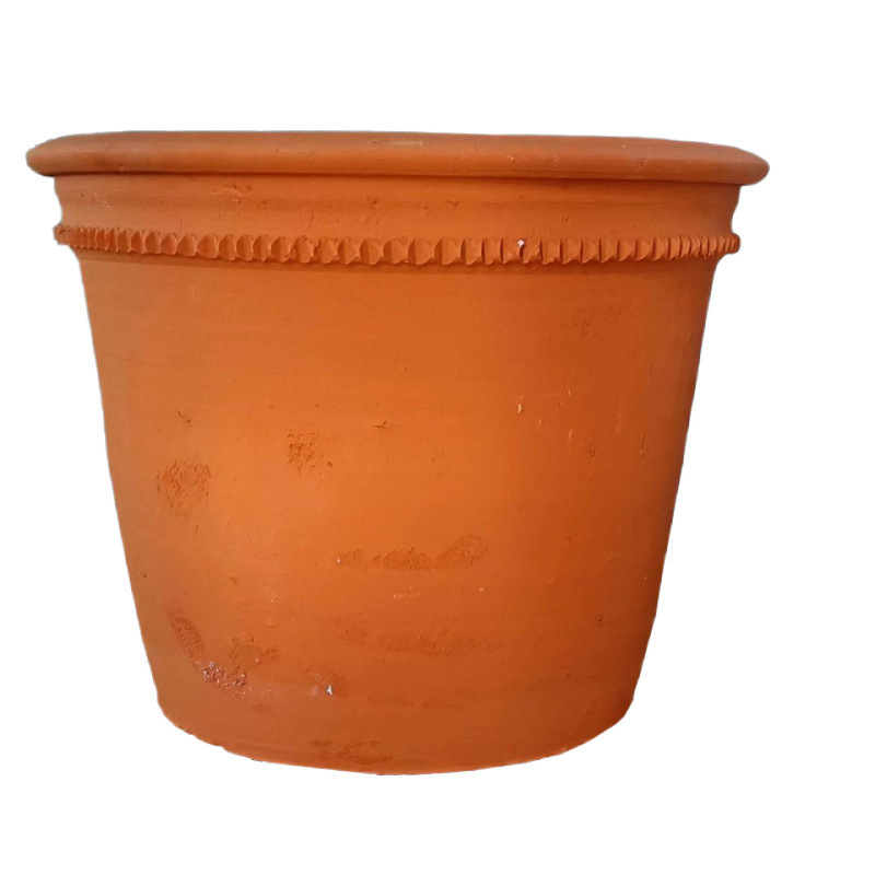 Глинена саксия за контрол на корените, пасторален стил, настолна употреба