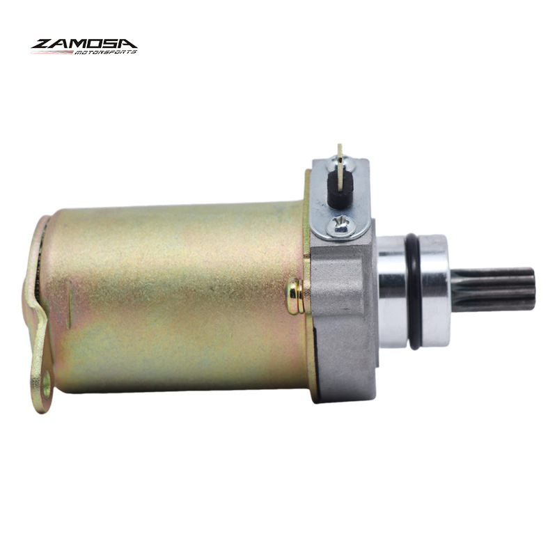 Štartovací motor pre motocykel – 9 zubov, hmotnosť 800 g, kompatibilný s TVS Wego, Jupiter, Flame, Phoenix a NTORQ 125, značka ZAMOSA