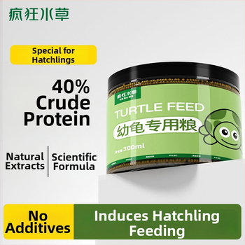 Ūdens bruņurupuču barība – granulēta, 300 g, Crazy Water Grass zīmols, ūdens mājdzīvniekiem