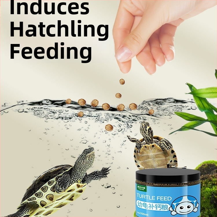 Ūdens bruņurupuču barība – granulēta, 300 g, Crazy Water Grass zīmols, ūdens mājdzīvniekiem