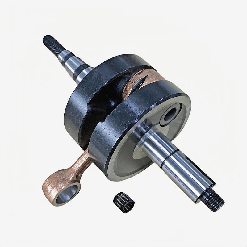 Motocyklový motorový kľukový diel pre Yamaha DT125/DT175/MX175 (1979-1981) – stredná vzdialenosť čapu 55,5 mm; priemer otvoru DT125; číslo príslušenstva DT175; kompatibilné Yamaha modely