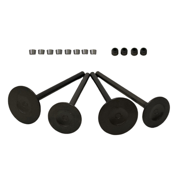 Hengyu σετ βαλβίδων για Honda CRF250R/CRF250X — βαλβίδες εισαγωγής και εξαγωγής, 250cc; συμβατό CRF250R (2004–2007) και CRF250X (2004–2017); κωδικοί 14711-KRN-670, 14721-KRN-670