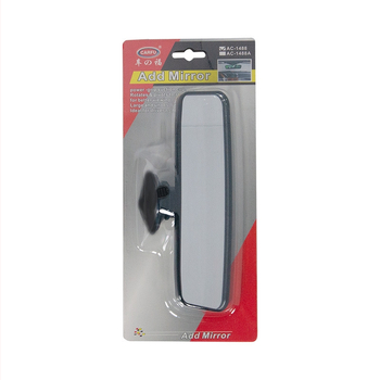AC-1488 Spätné zrkadlo, dvojité zakrivenie, sklenené zrkadlo, plastový kryt