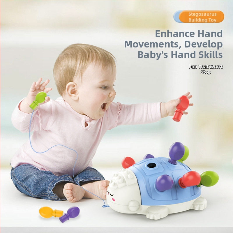 Siili sisestamise pusle mäng beebidele - plastikust, bränd Le again, värvilises karbis pakkimine, sobiv 4-6-aastastele, arendab peenmotoorikat ja käe-silma koordineerimist