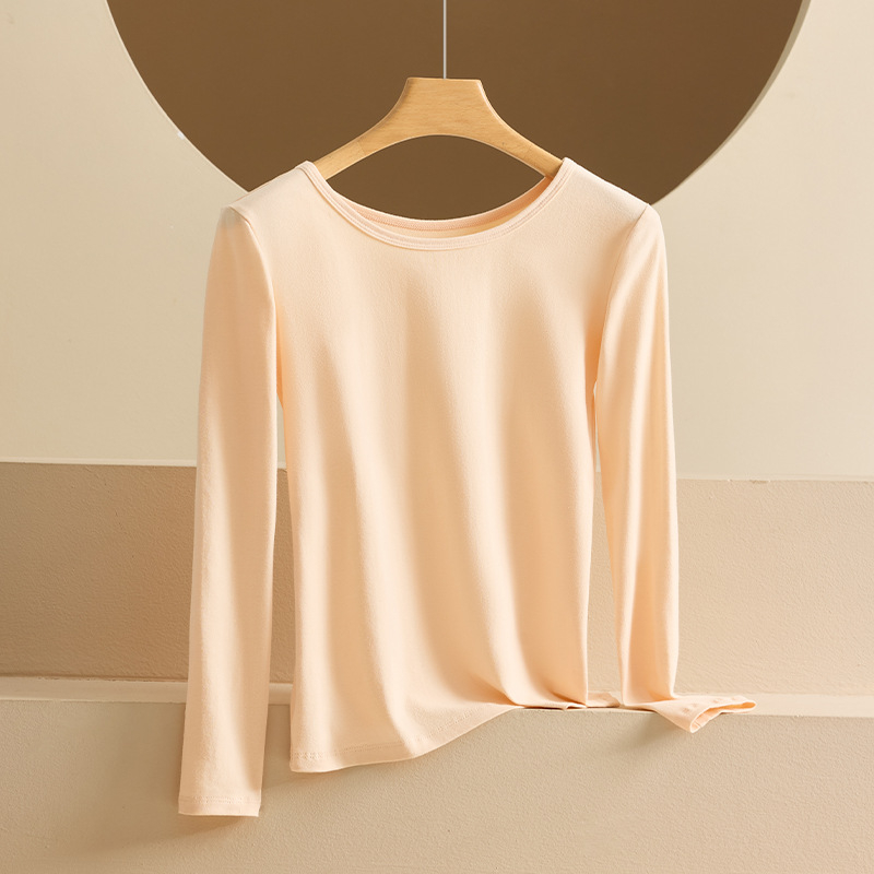 Bavlnené základné tričko s dlhým rukávom, okrúhly výstrih, 90–95% bavlna, 181–200 g/m² stredná hrúbka