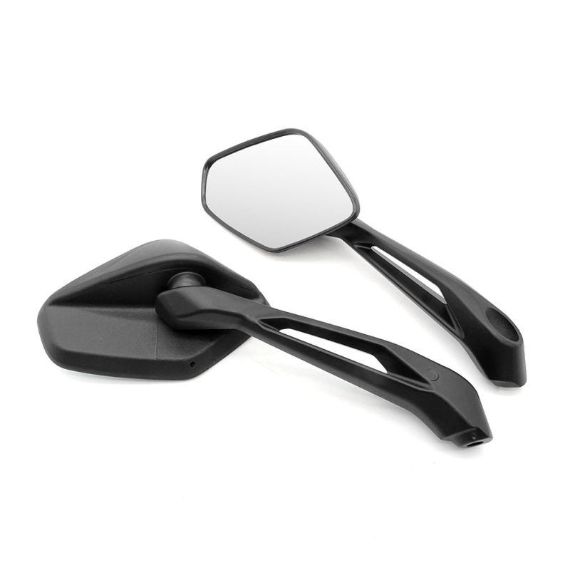 JP-1188 Zrkadlo spätného pohľadu na motocykel — hliníkové puzdro, sklenená reflexná plocha, univerzálna kompatibilita s väčšinou modelov, značka JP